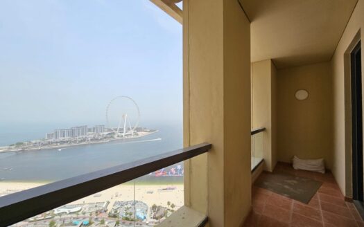 FULL SEA VIEW | 3BHK with Balcony | Maid’s Room Included