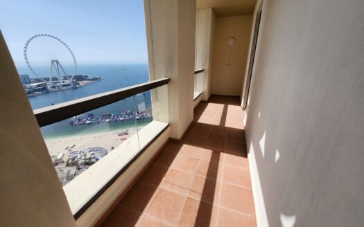 FULL SEA VIEW | 3BHK with Balcony | Maid’s Room Included